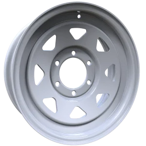 Envy Wheels – TRAILER STEEL SPOKE – White – 16″x6″ 0mm – All weather Wheels – 200WS-16655